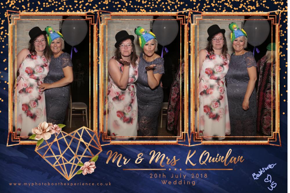 Mr & Mrs K Quinlan | View more photos from the event at gallery.myphotoboothexperience.co.uk/u/MyPhotoBoothExperienceLtd/Mr-Mrs-K-Quinlan